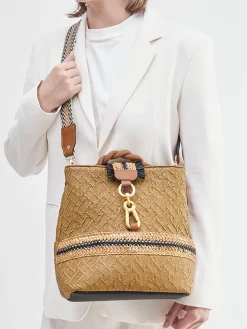 – Bucket Bag aus Textil in Honig-Viamailbag Best