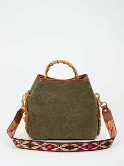 – Matchbeutel aus Textil mit Bambusgriff-Viamailbag Clearance