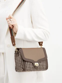 – Umhängetasche aus Textil und Leder-Viamailbag Sale