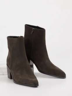 – Stiefeletten aus Veloursleder Dunkel-Vivian Ray Hot