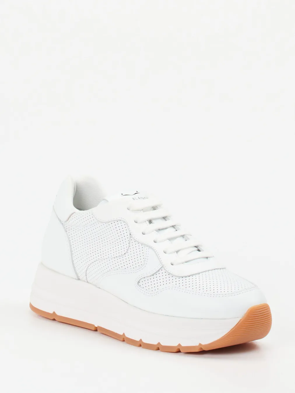 – Chunky Sneaker aus Kalbleder-Voile Blanche Hot