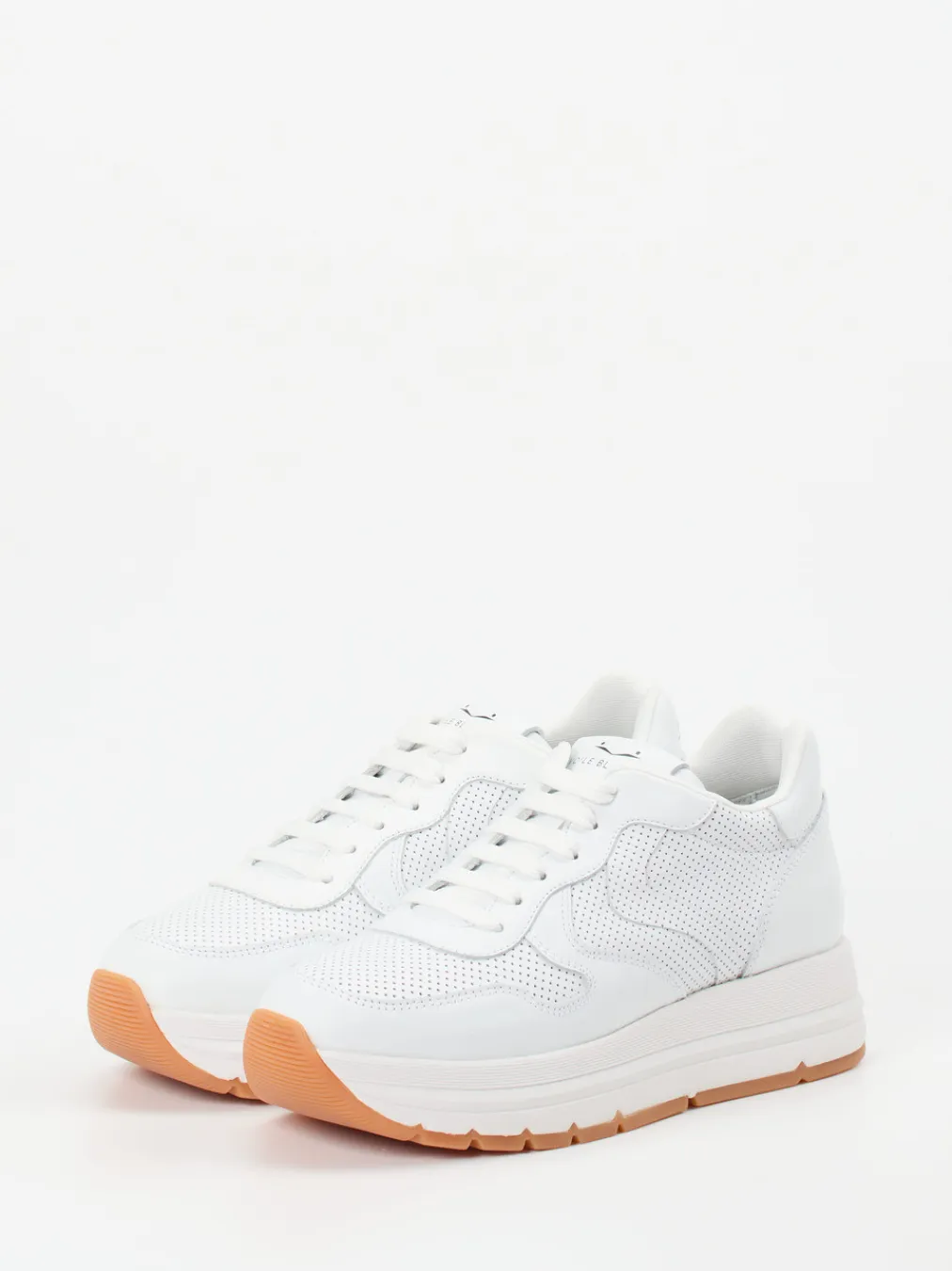 – Chunky Sneaker aus Kalbleder-Voile Blanche Hot