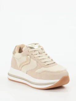 – Chunky Sneaker aus Veloursleder-Voile Blanche Sale