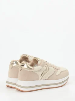 – Chunky Sneaker aus Veloursleder-Voile Blanche Sale