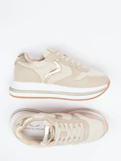 – Chunky Sneaker aus Veloursleder-Voile Blanche Sale