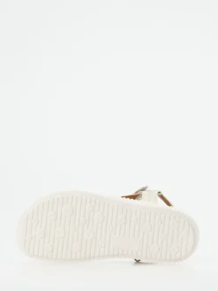 – Plateau-Sandale aus Lammleder-Voile Blanche New