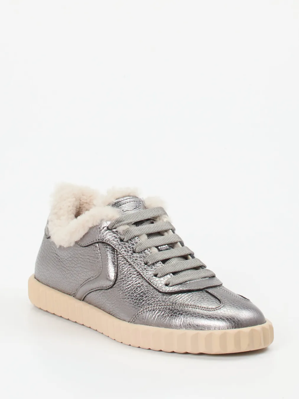 – Sneaker aus Metallicleder farben-Voile Blanche Hot