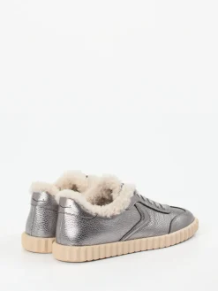 – Sneaker aus Metallicleder farben-Voile Blanche Hot