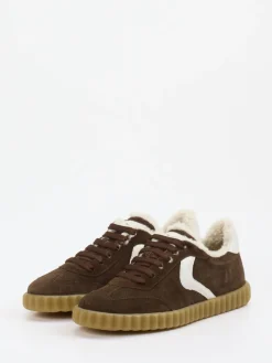 – Sneaker aus Veloursleder-Voile Blanche Clearance