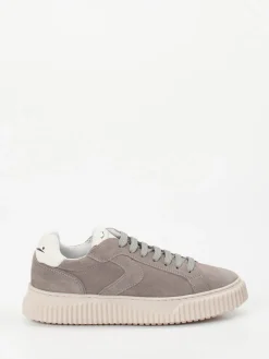 – Sneaker aus Veloursleder-Voile Blanche