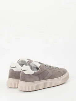 – Sneaker aus Veloursleder-Voile Blanche