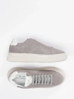 – Sneaker aus Veloursleder-Voile Blanche