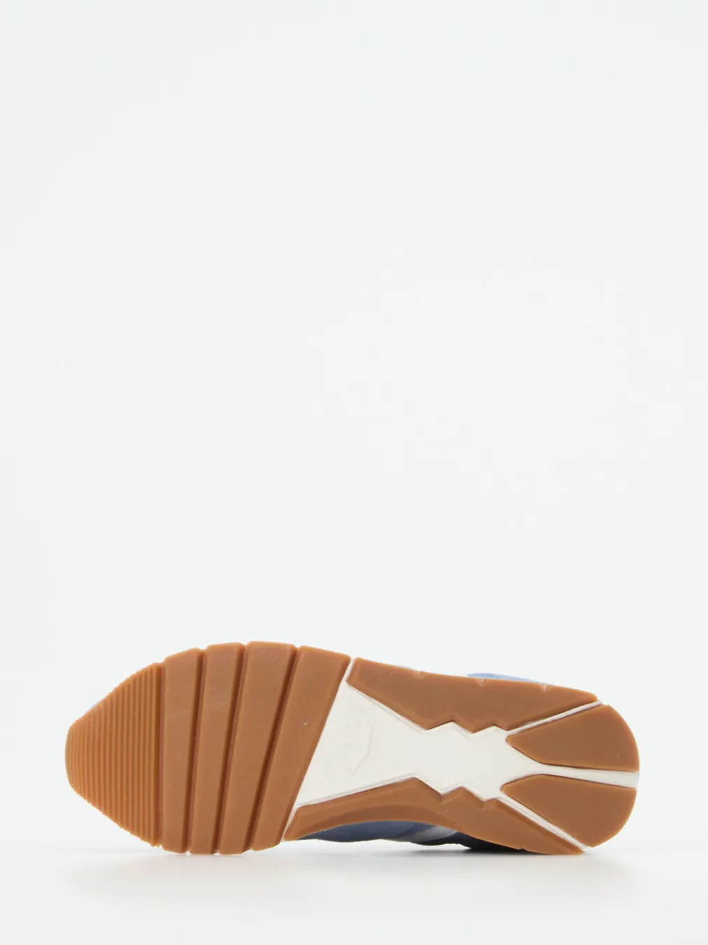 – Sneaker aus Veloursleder Pastell-Voile Blanche