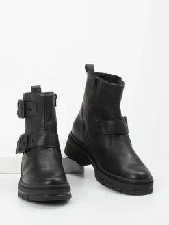 – Biker-Stiefelette aus Kalbleder-Waldläufer Sale