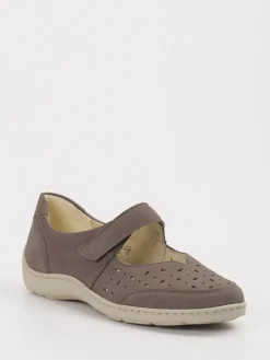 – Klettslipper aus Leder in Taupe-Waldläufer New