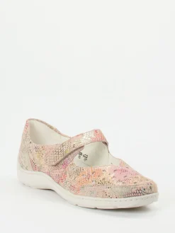 – Klettslipper aus geprägtem Leder color-Waldläufer Discount