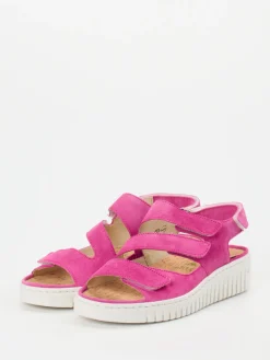 – Komfortsandale aus Veloursleder-Waldläufer New