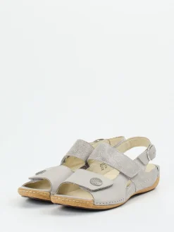 – Komfortsandalen aus Nubukleder hell-Waldläufer Outlet