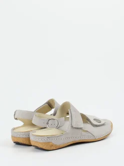 – Komfortsandalen aus Nubukleder hell-Waldläufer Outlet