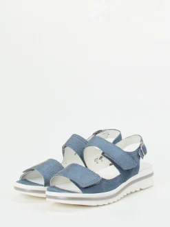 – Komfortsandale aus Nubukleder jeans-Waldläufer Outlet