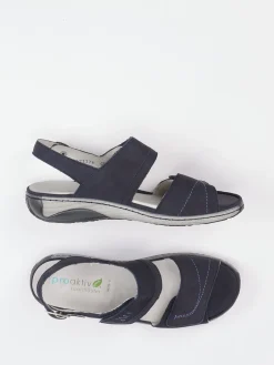 – Komfortsandale aus Nubukleder Dunkel-Waldläufer Sale