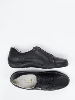 – Komfort-Schnürschuhe aus Kalbleder-Waldläufer New