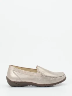 – Komfortslipper aus Metallicleder-Waldläufer