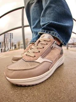 – Komfort-Sneaker aus Veloursleder-Waldläufer Outlet