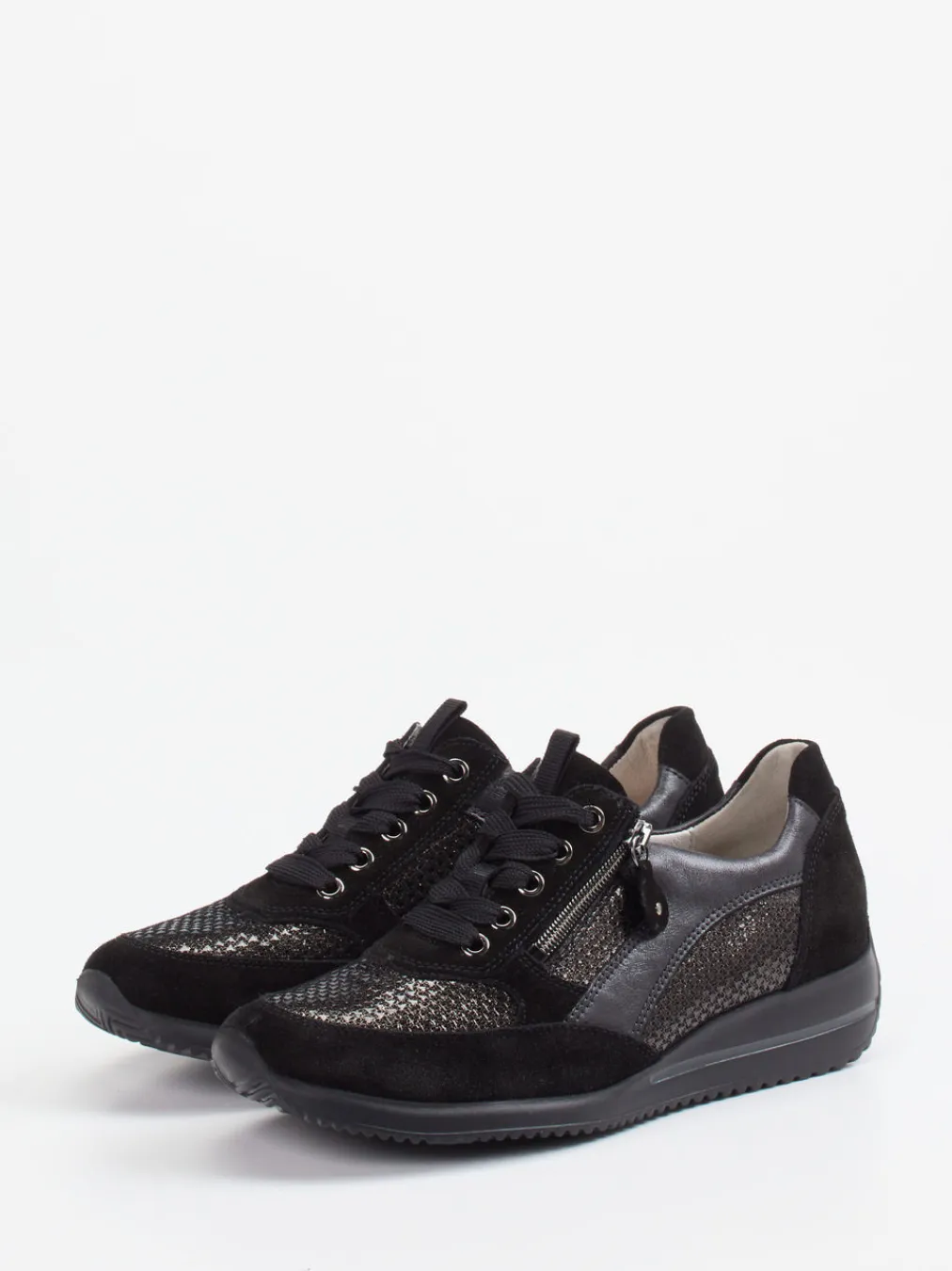 – Komfort-Sneaker aus Veloursleder-Waldläufer Hot