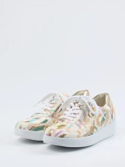 – Komfort-Sneaker aus geprägtem Leder color-Waldläufer Hot