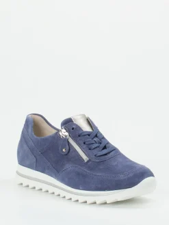 – Komfort-Sneaker aus Veloursleder jeans-Waldläufer