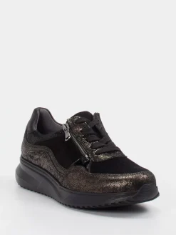 – Komfort-Sneaker aus Veloursleder-Waldläufer Outlet