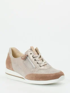 – Komfort-Sneaker aus Metallicleder-Waldläufer Hot