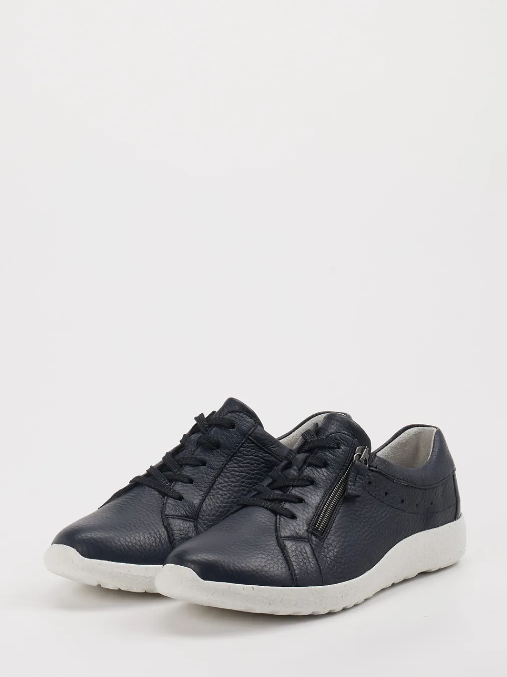 – Komfort-Sneaker aus Leder dunkel-Waldläufer Online