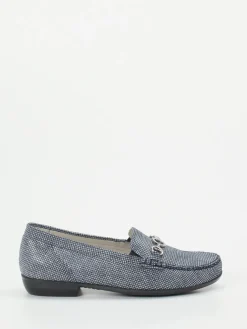 – Loafer aus geprägtem Leder jeans-Waldläufer