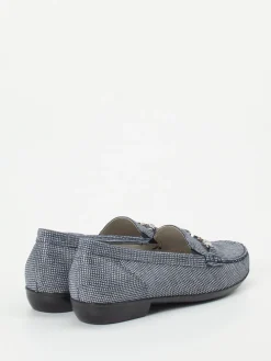 – Loafer aus geprägtem Leder jeans-Waldläufer