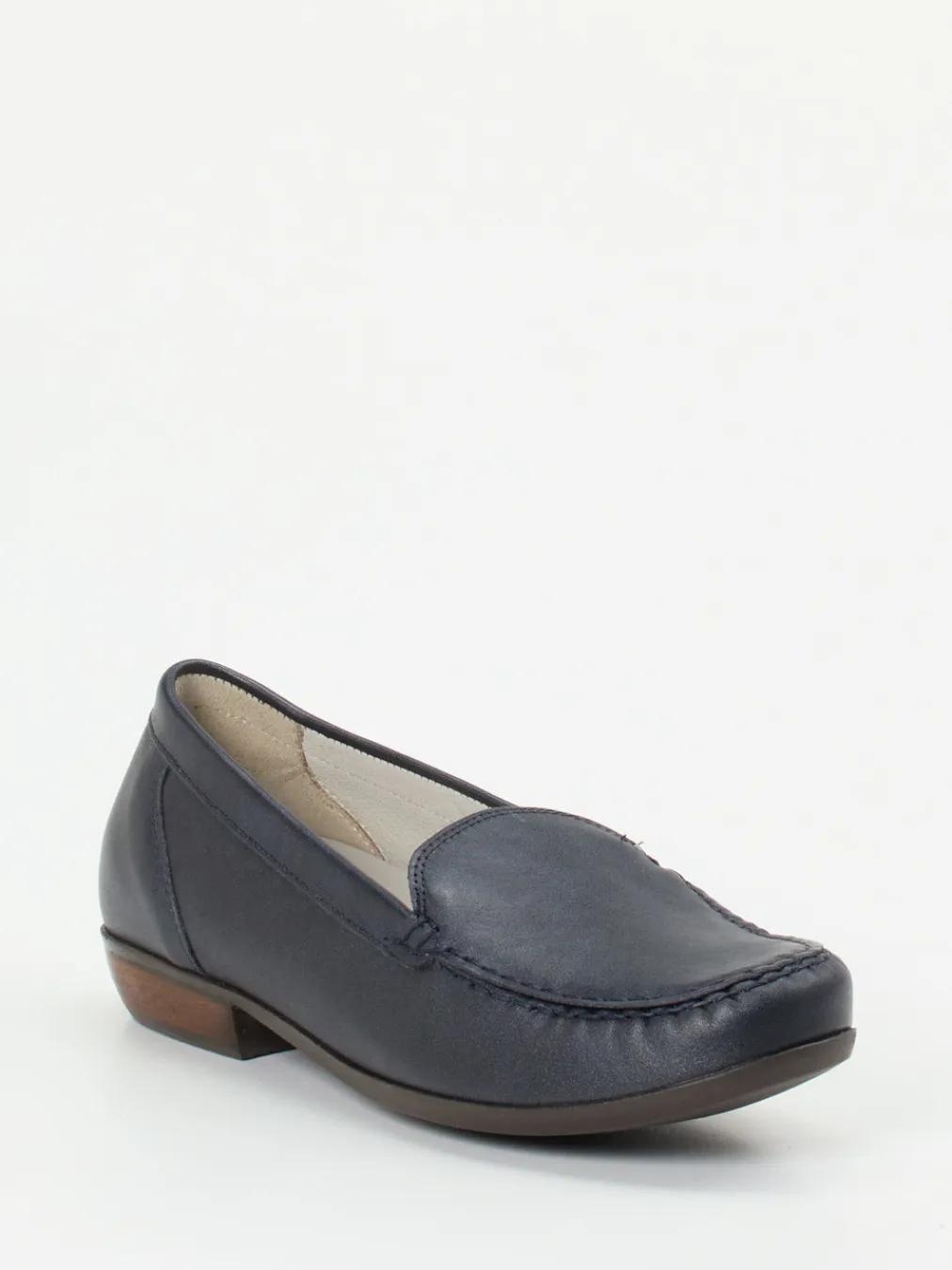 – Loafer aus Glattleder Dunkel-Waldläufer New