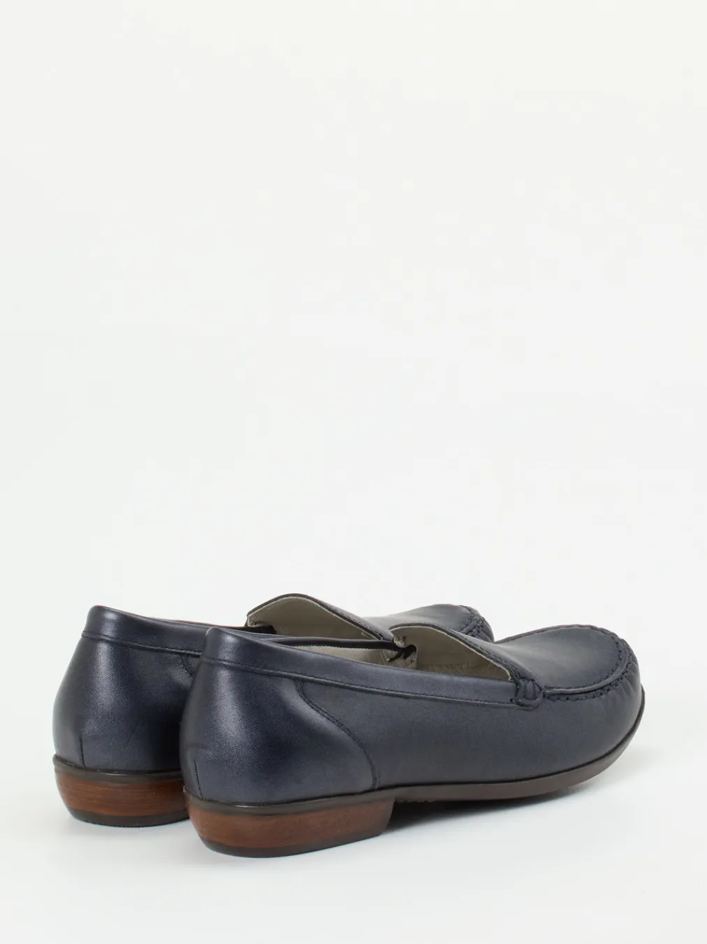 – Loafer aus Glattleder Dunkel-Waldläufer New