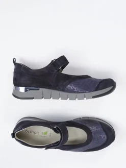 – Mary Jane Sneaker aus Veloursleder Dunkel-Waldläufer Online