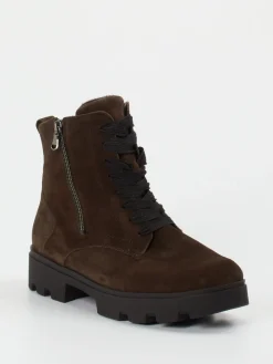 – Schnürstiefelette aus Veloursleder-Waldläufer Hot