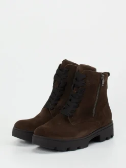 – Schnürstiefelette aus Veloursleder-Waldläufer Hot