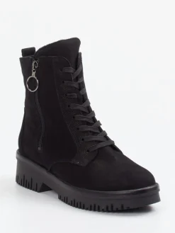 – Schnürstiefelette aus Nubukleder-Waldläufer Outlet