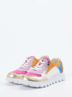 – Sneaker aus Velourleder und Glattleder color-Waldläufer Outlet