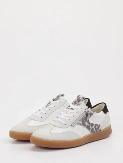 – Sneaker aus Veloursleder weiß--Waldläufer Clearance