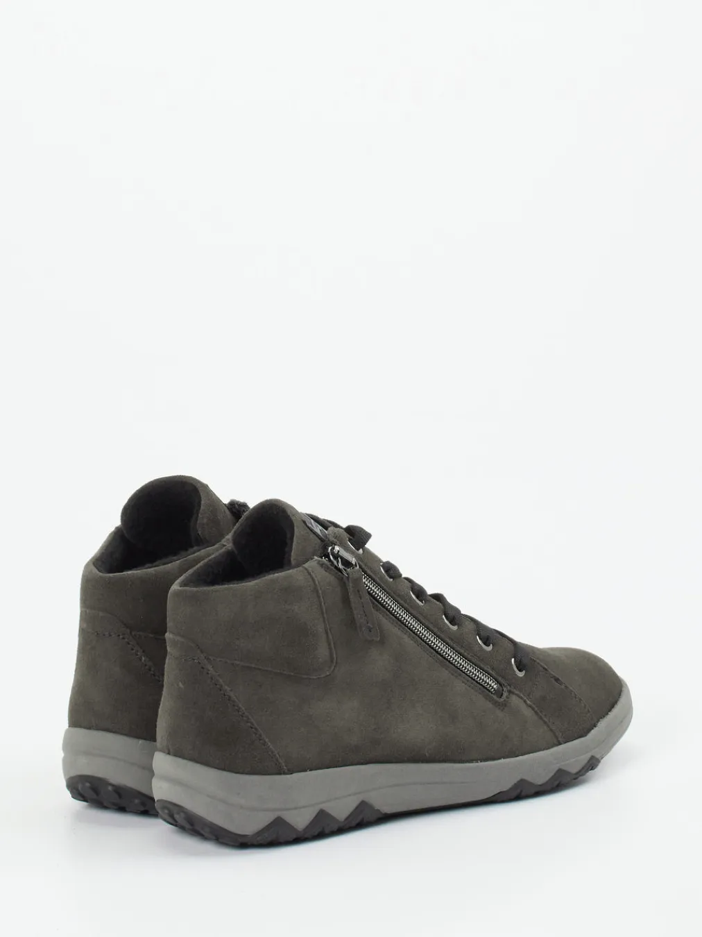 – Stiefelette aus Veloursleder-Waldläufer