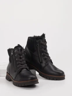 – Stiefeletten aus Leder-Waldläufer