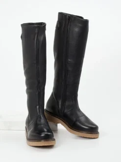 – kniehohe Stiefel aus Kalbleder-Werner Outlet