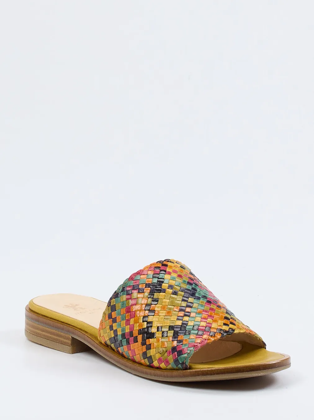 – Pantolette aus Flechtleder color-Werner