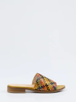 – Pantolette aus Flechtleder color-Werner