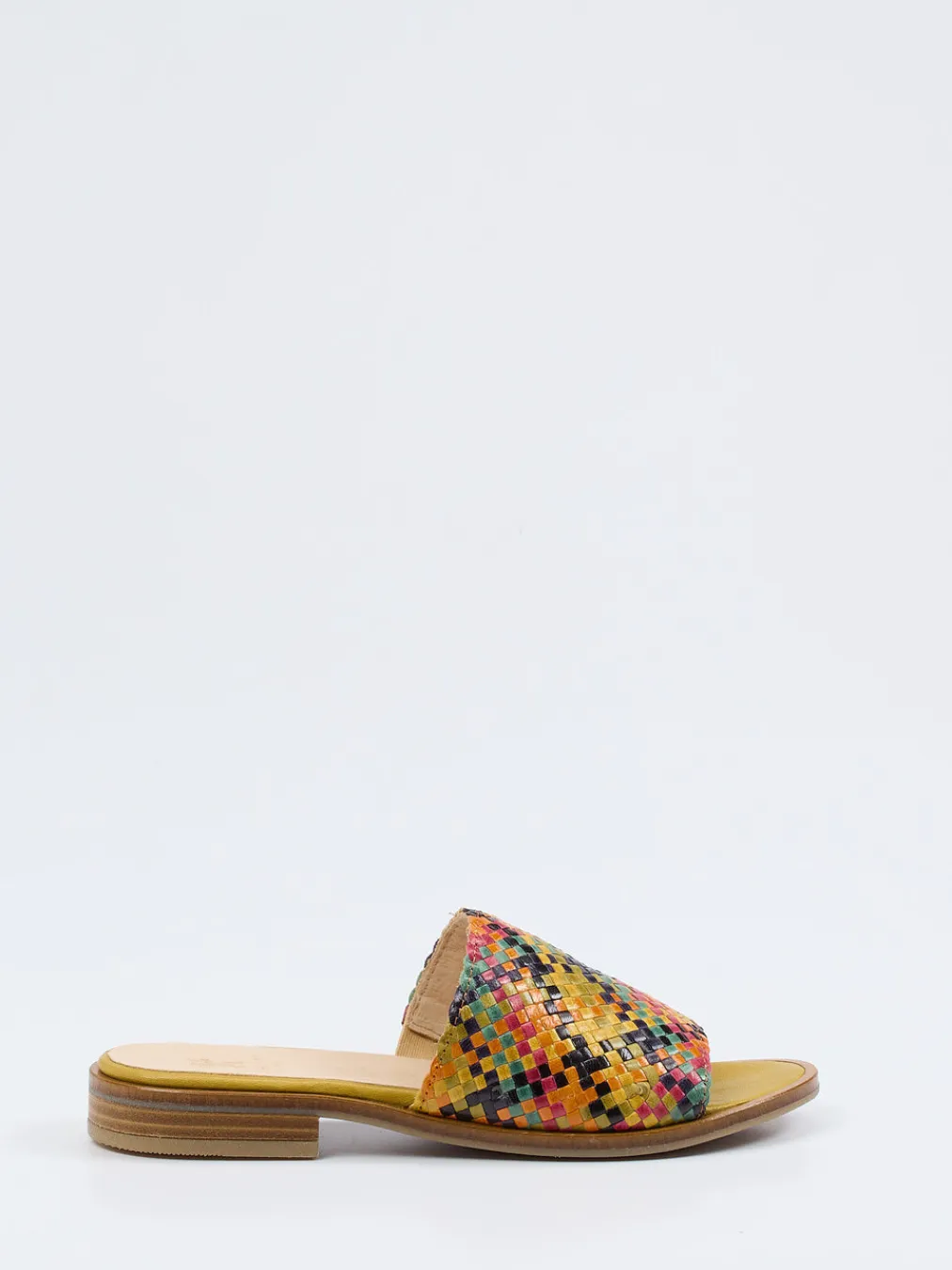 – Pantolette aus Flechtleder color-Werner